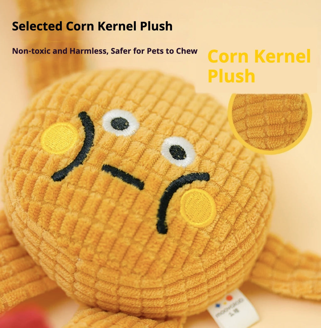 Plush Crinkle Chew Toy – Soft Squeaky Toy