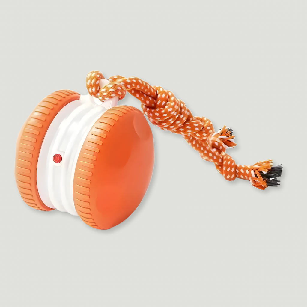 Interactive Smart Rolling Dog Ball with Rope