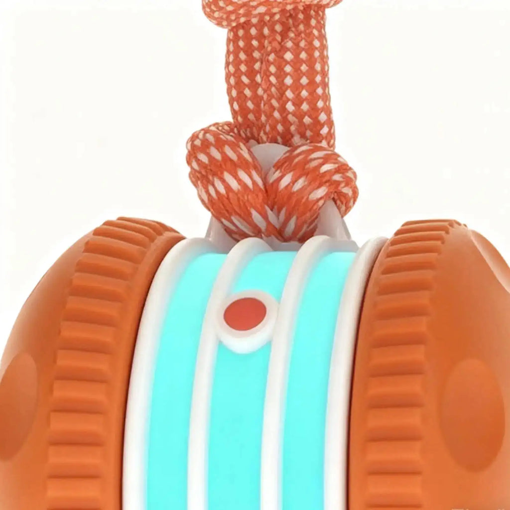 Interactive Smart Rolling Dog Ball with Rope