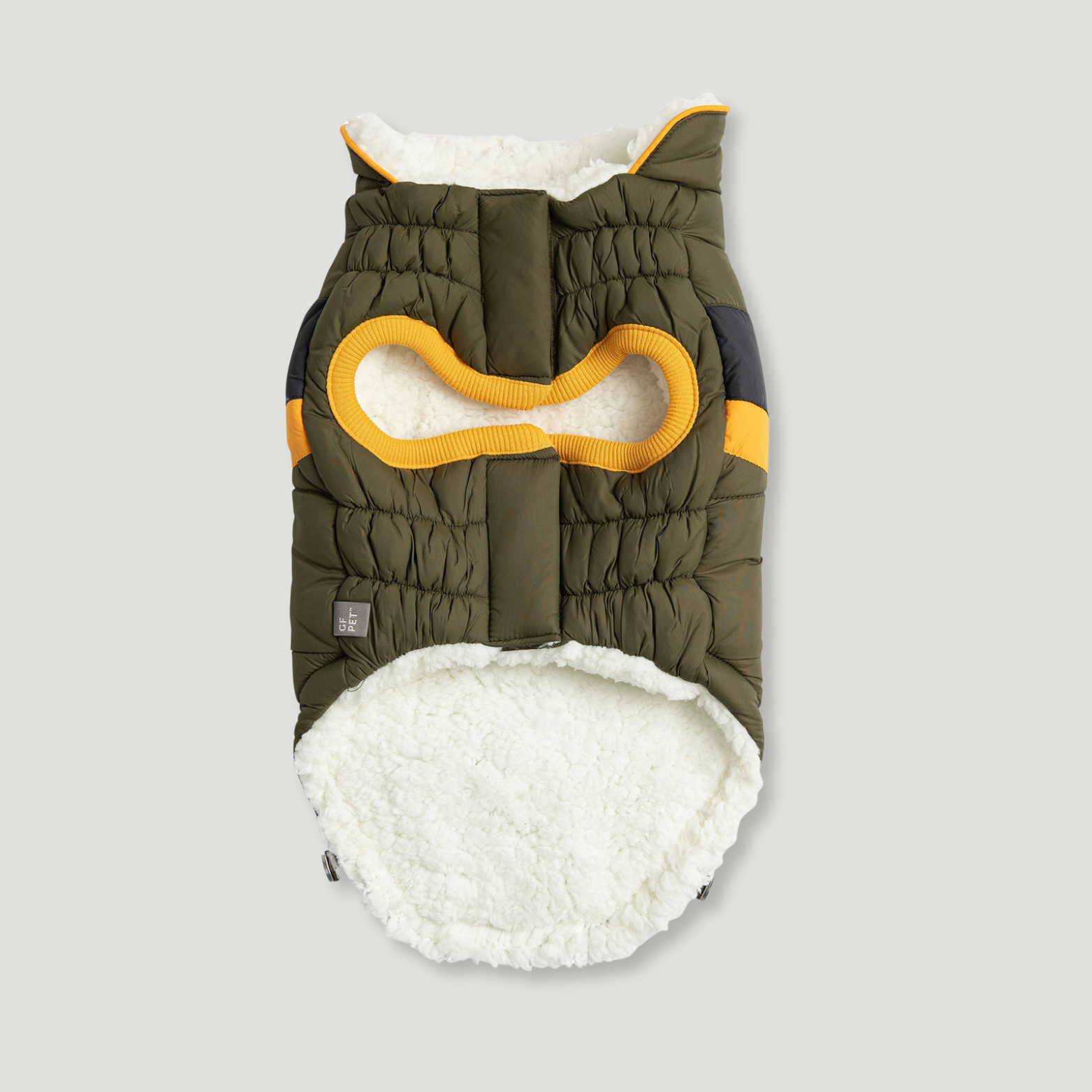 ARIMO “Trail Stripe Puffer” Dog Jacket