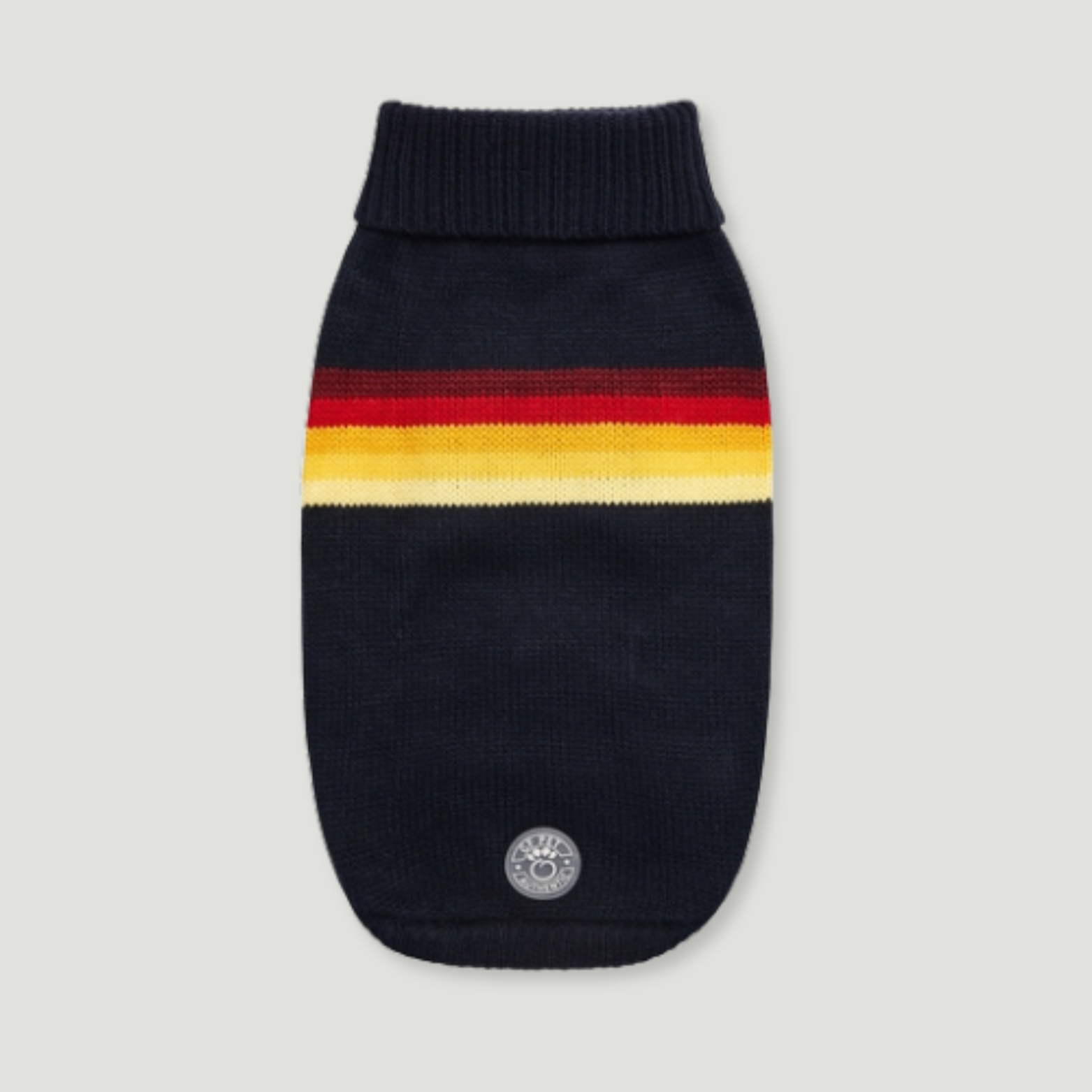 ARIMO “Retro Stripe” Dog Sweater — Navy