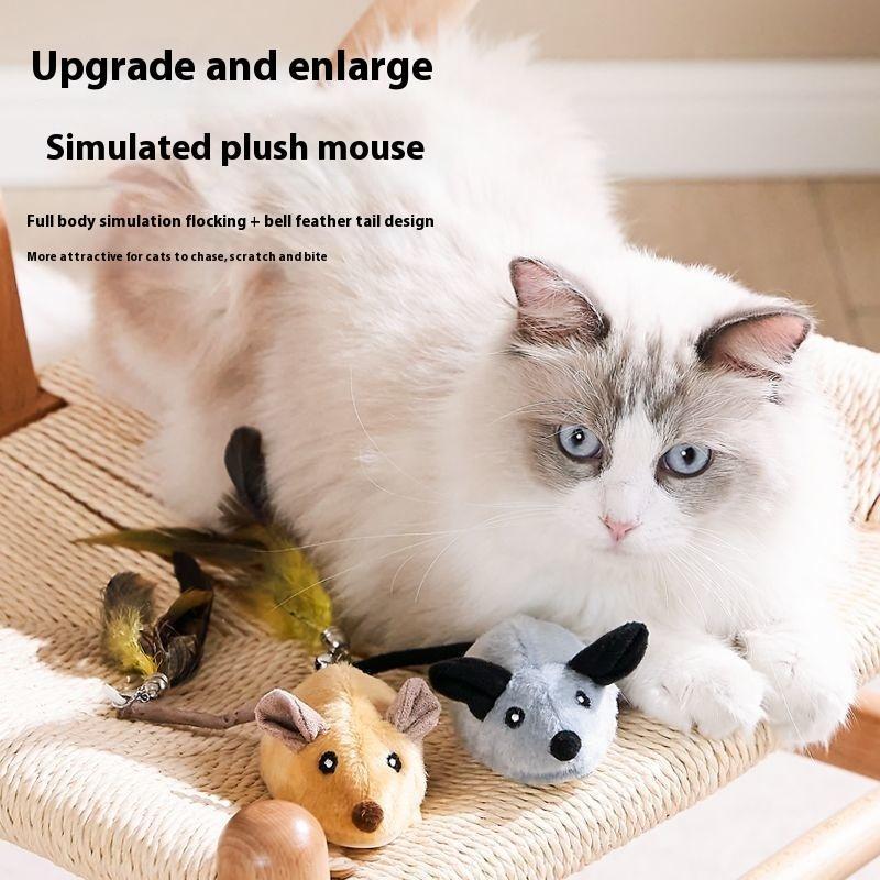 Smart Interactive USB-Charging Cat Mouse Toy
