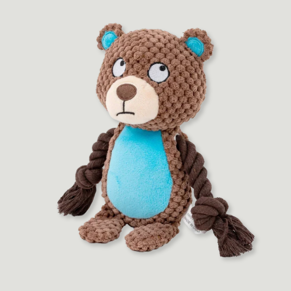 Little Buddies Crinkle & Squeaky Plush Dog Toy