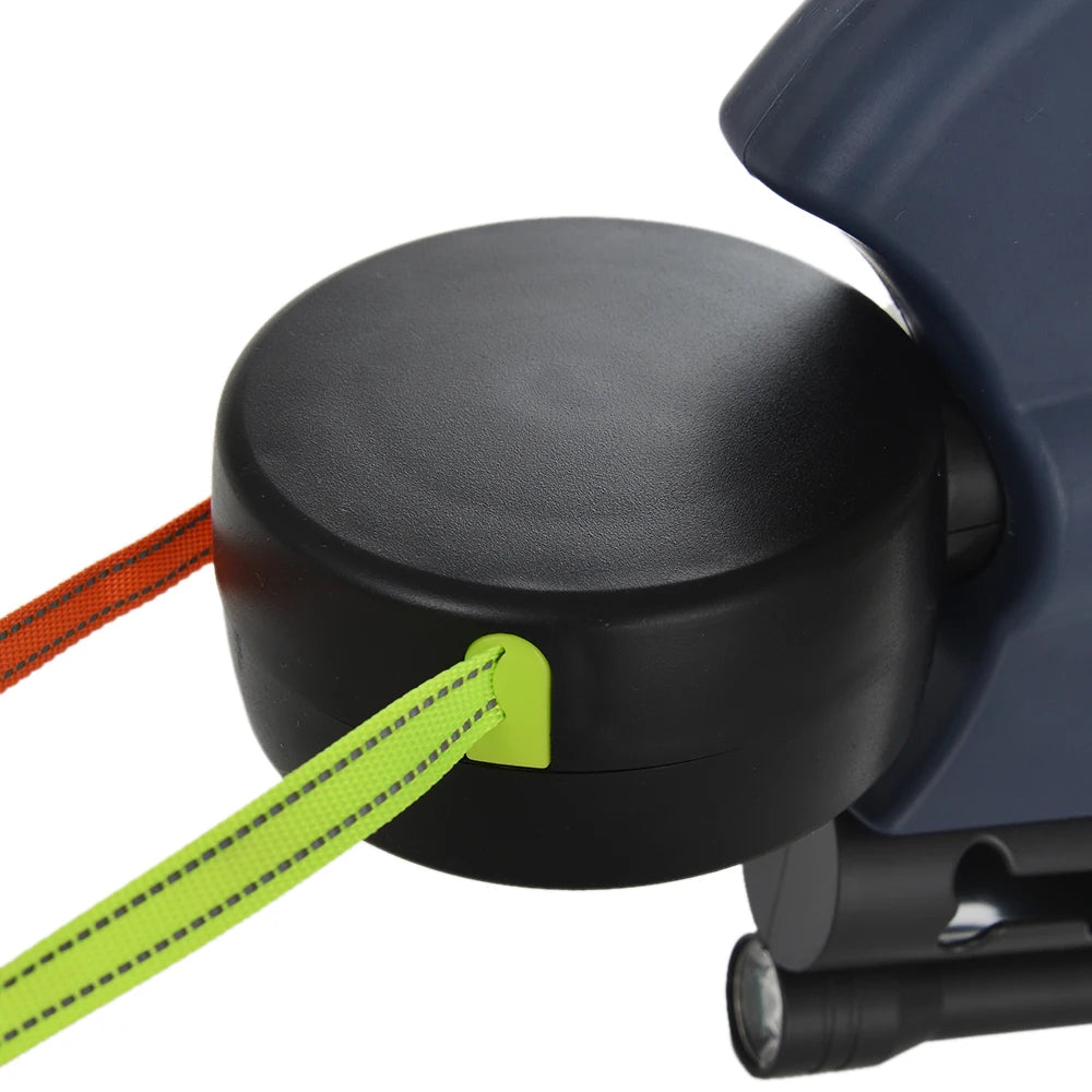 3M Retractable Dual Dog Leash with LED Light & 360° No-Tangle Design
