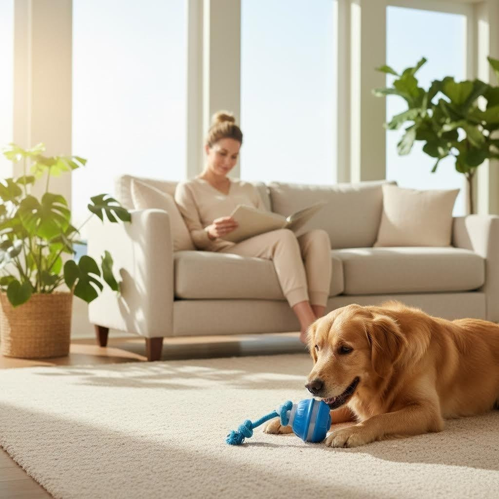 Interactive Motion-Activated Dog Ball Toy