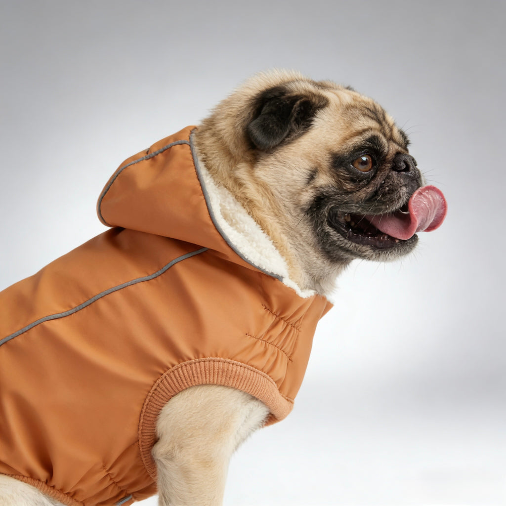 ARIMO “Warm Hazel Sherpa” Dog Coat