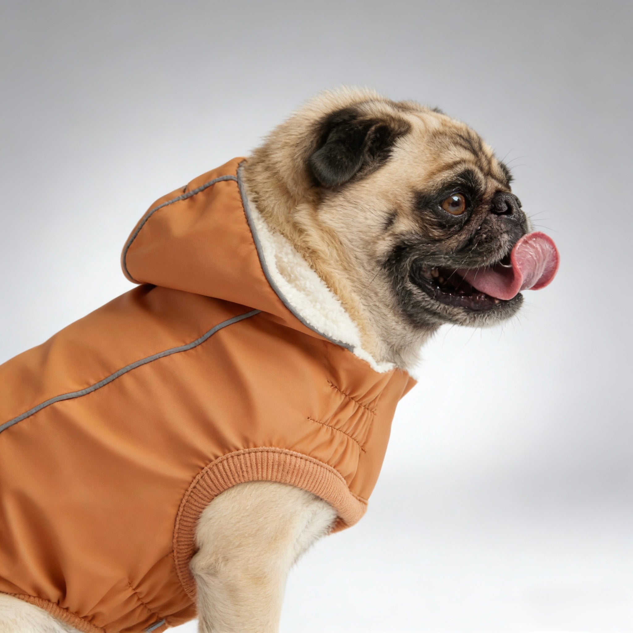 ARIMO “Warm Hazel Sherpa” Dog Coat