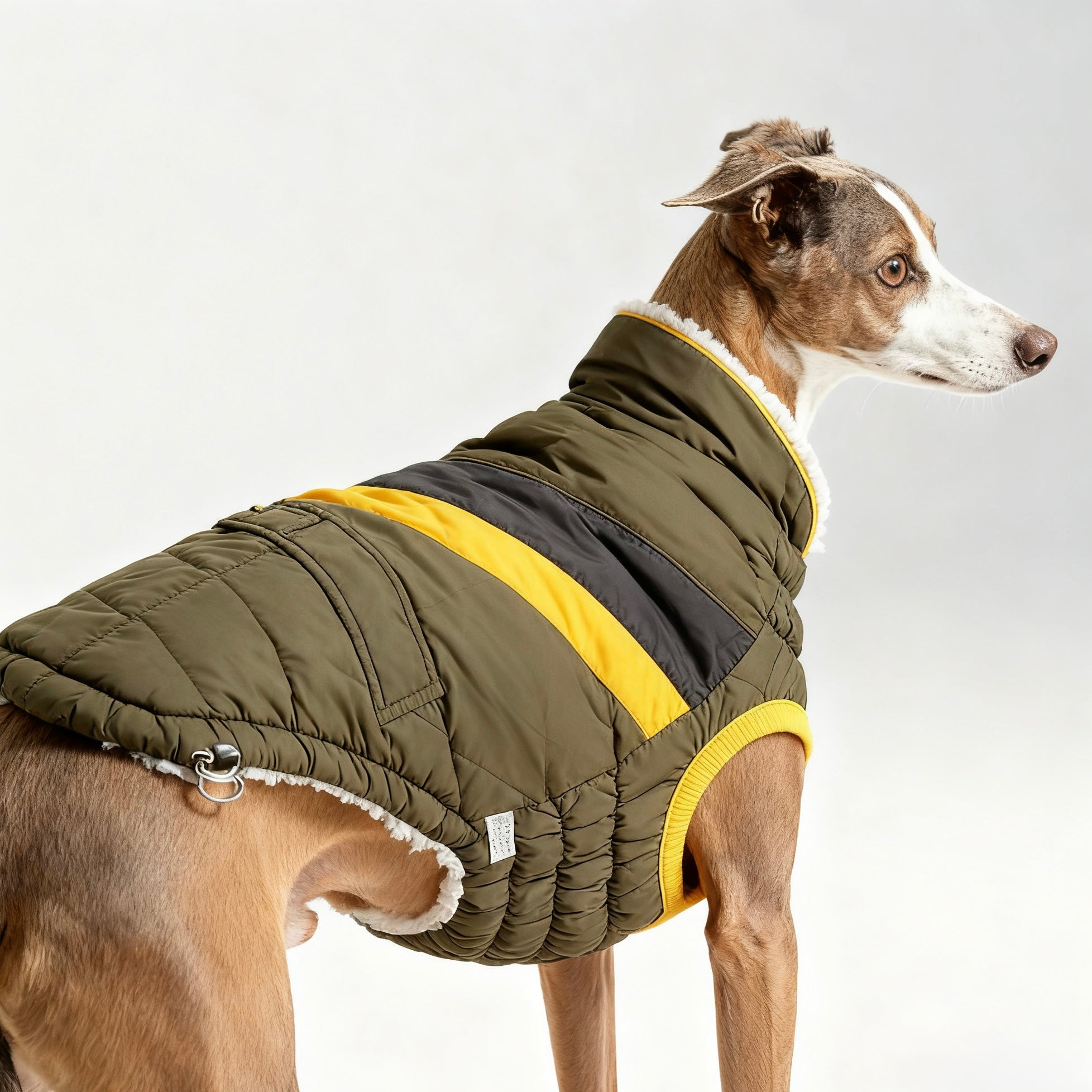 ARIMO “Trail Stripe Puffer” Dog Jacket