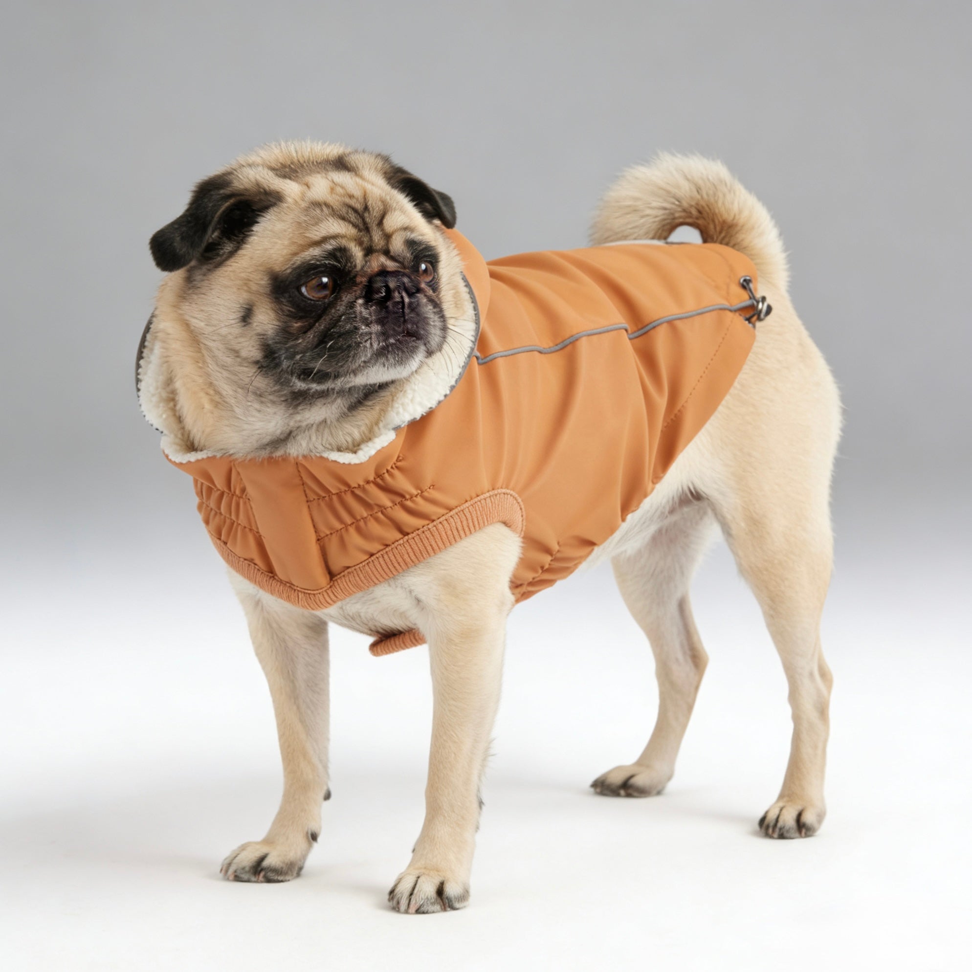 ARIMO “Warm Hazel Sherpa” Dog Coat