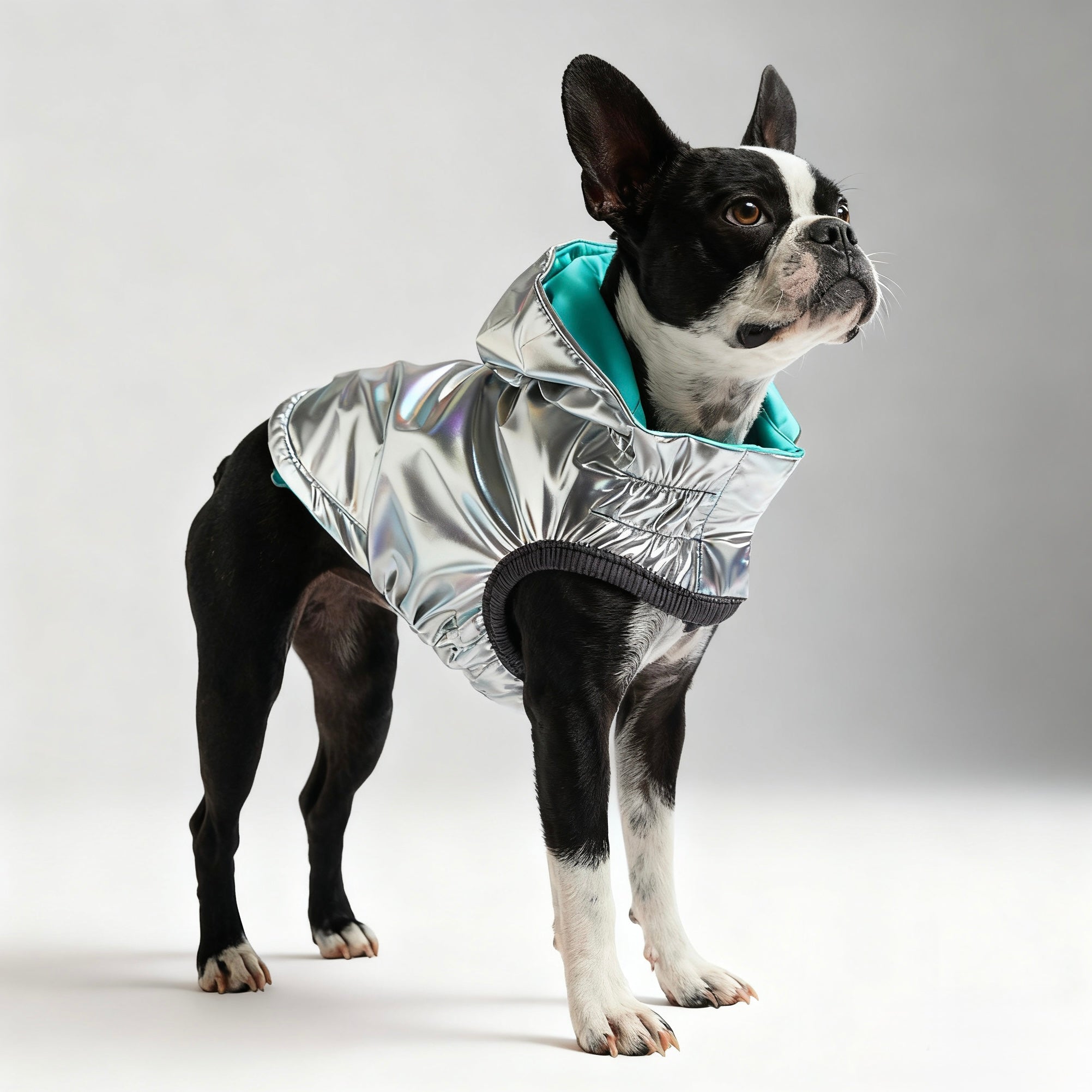 ARIMO “DualShine Reversible” Dog Raincoat