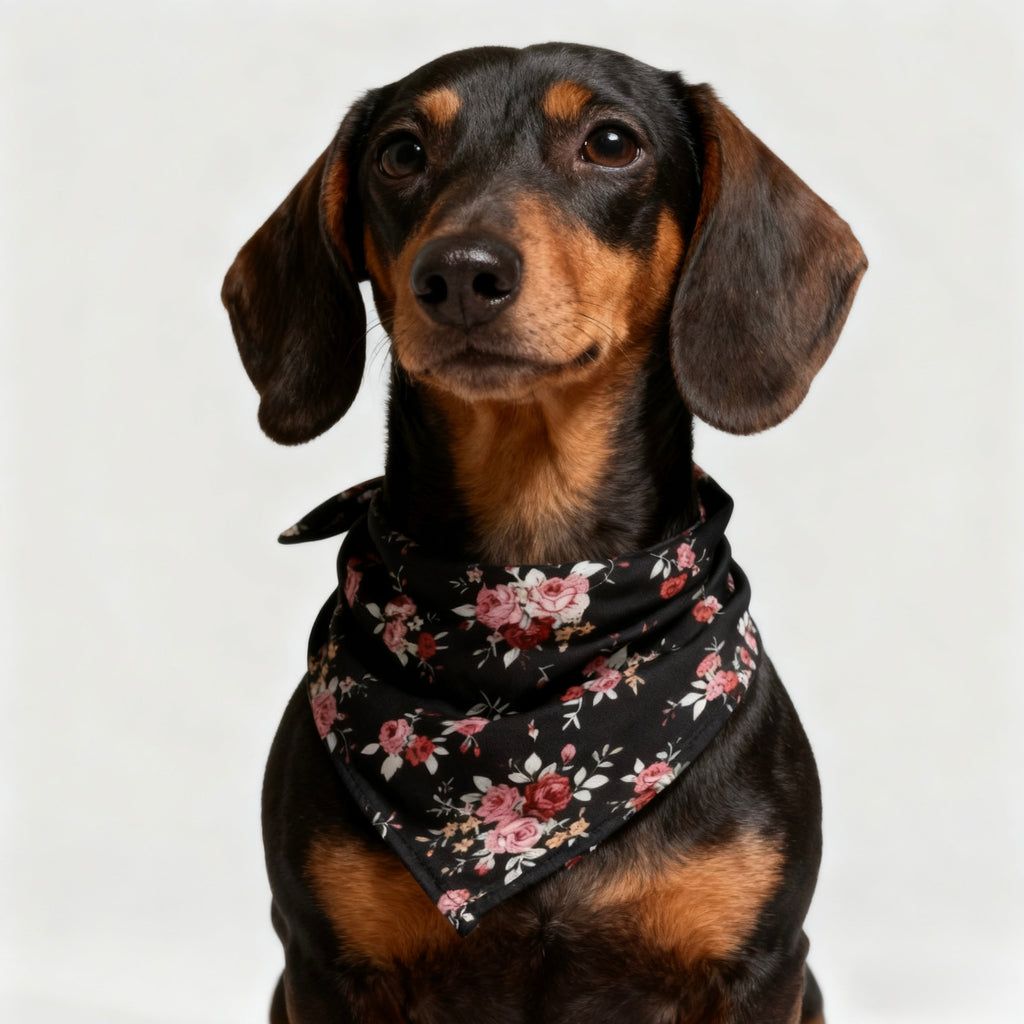 ARIMO “Midnight Rose” Dog Bandana
