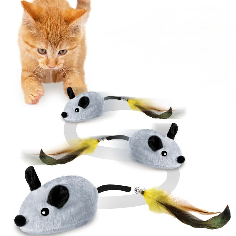 Smart Interactive USB-Charging Cat Mouse Toy