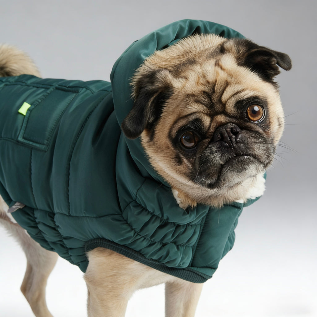 ARIMO “Super Puff” Dog Parka — Teal