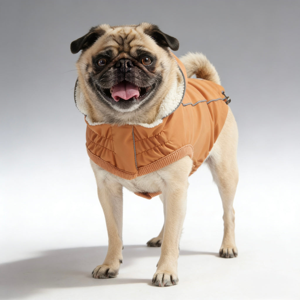 ARIMO “Warm Hazel Sherpa” Dog Coat