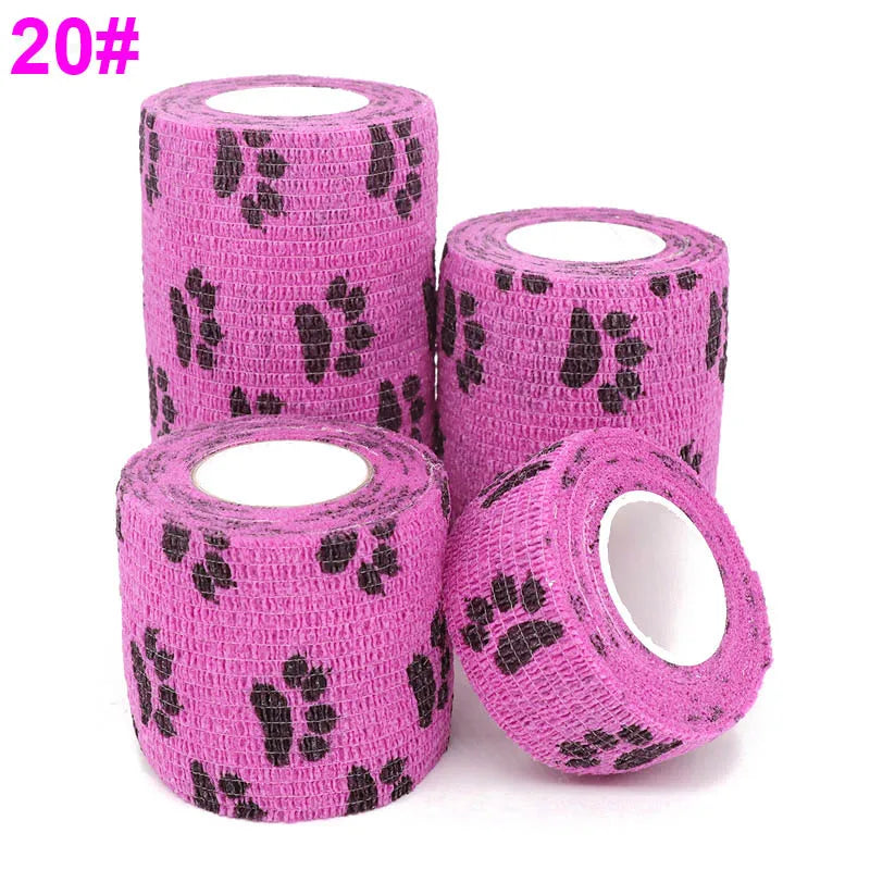 Colorful Bandage, Printed Self-Adhesive Wraps, 2.5cm-10cm