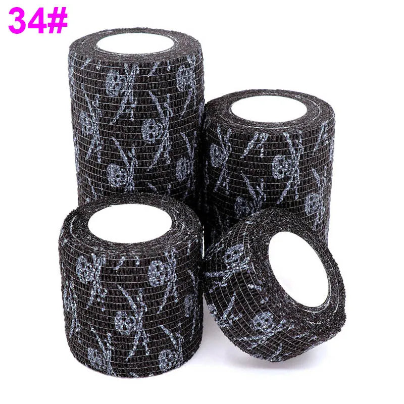 Colorful Bandage, Printed Self-Adhesive Wraps, 2.5cm-10cm