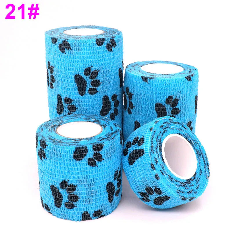 Colorful Bandage, Printed Self-Adhesive Wraps, 2.5cm-10cm