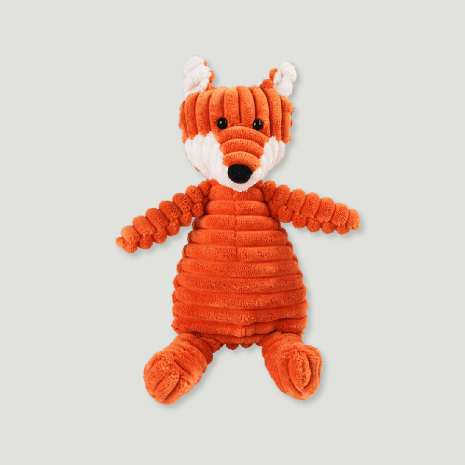 Corduroy Animal Squeaky Toy