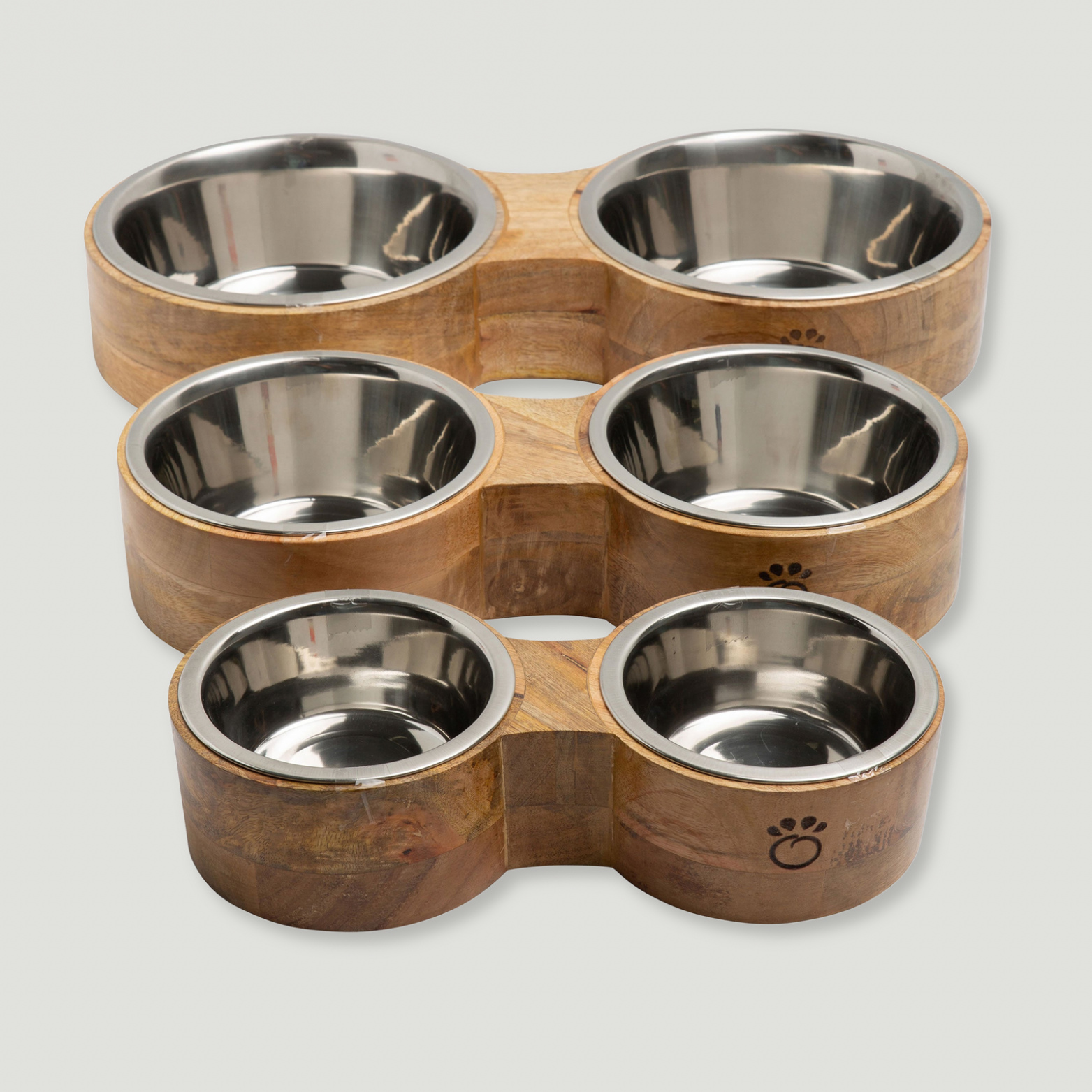 Handcrafted Figure-8 Mango Wood Bowl