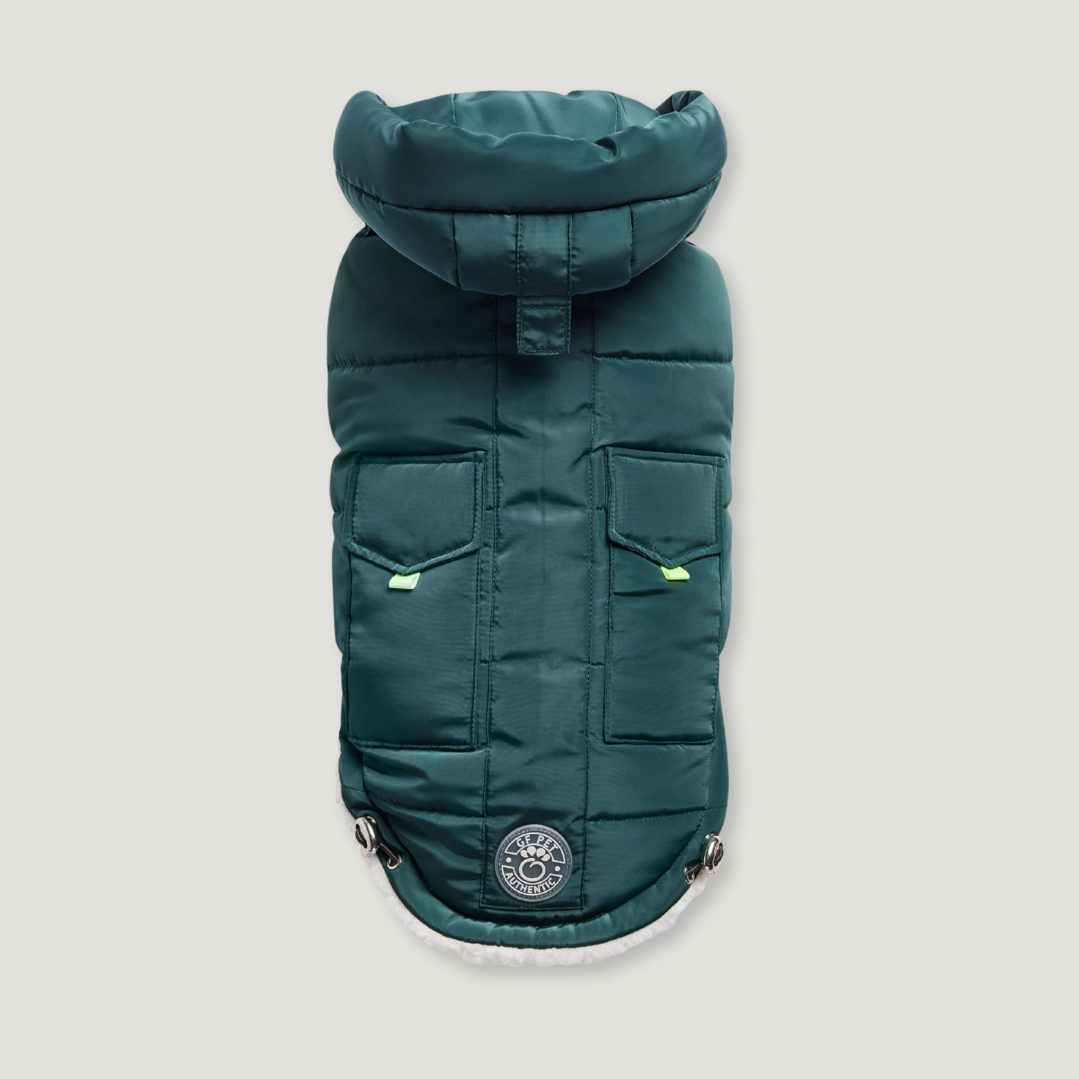 ARIMO “Super Puff” Dog Parka — Teal