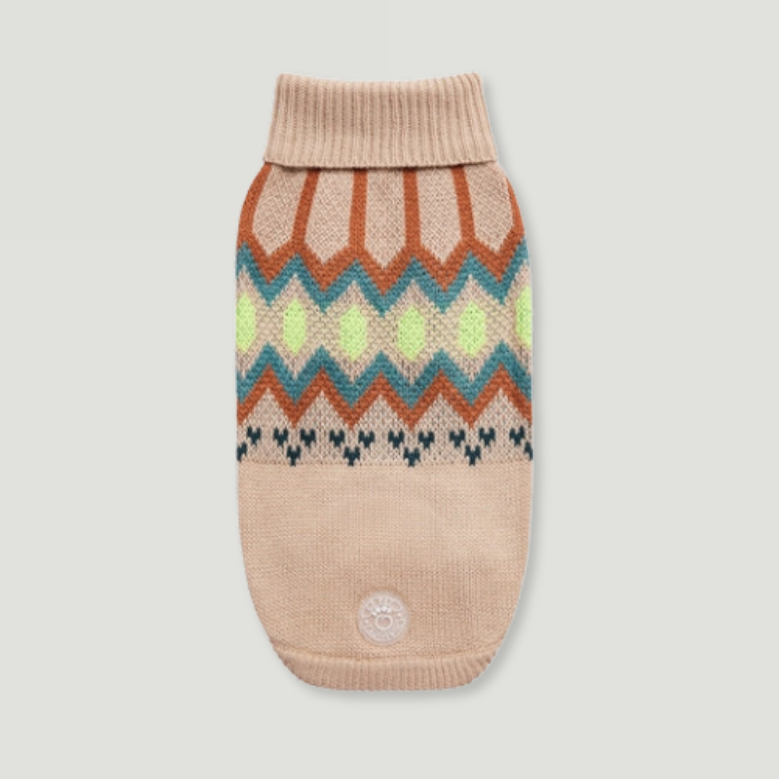 ARIMO “Heritage Knit” Dog Sweater — Sand