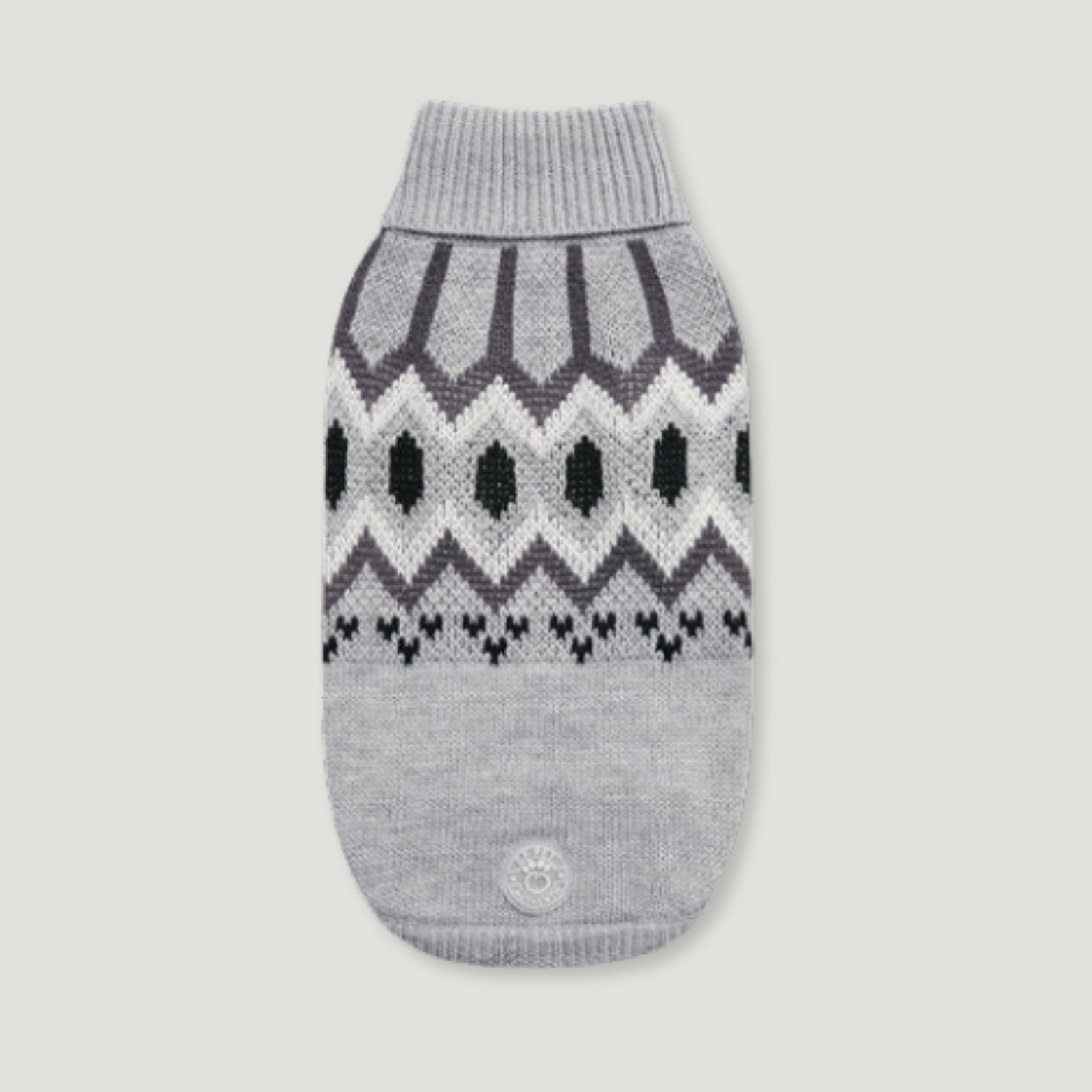 ARIMO “Heritage Knit” Dog Sweater — Grey Mix