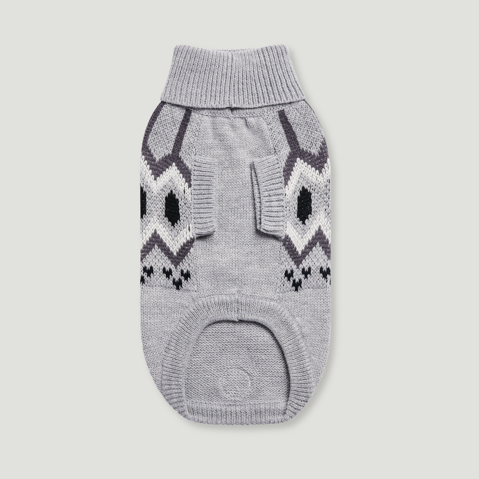 ARIMO “Heritage Knit” Dog Sweater — Grey Mix