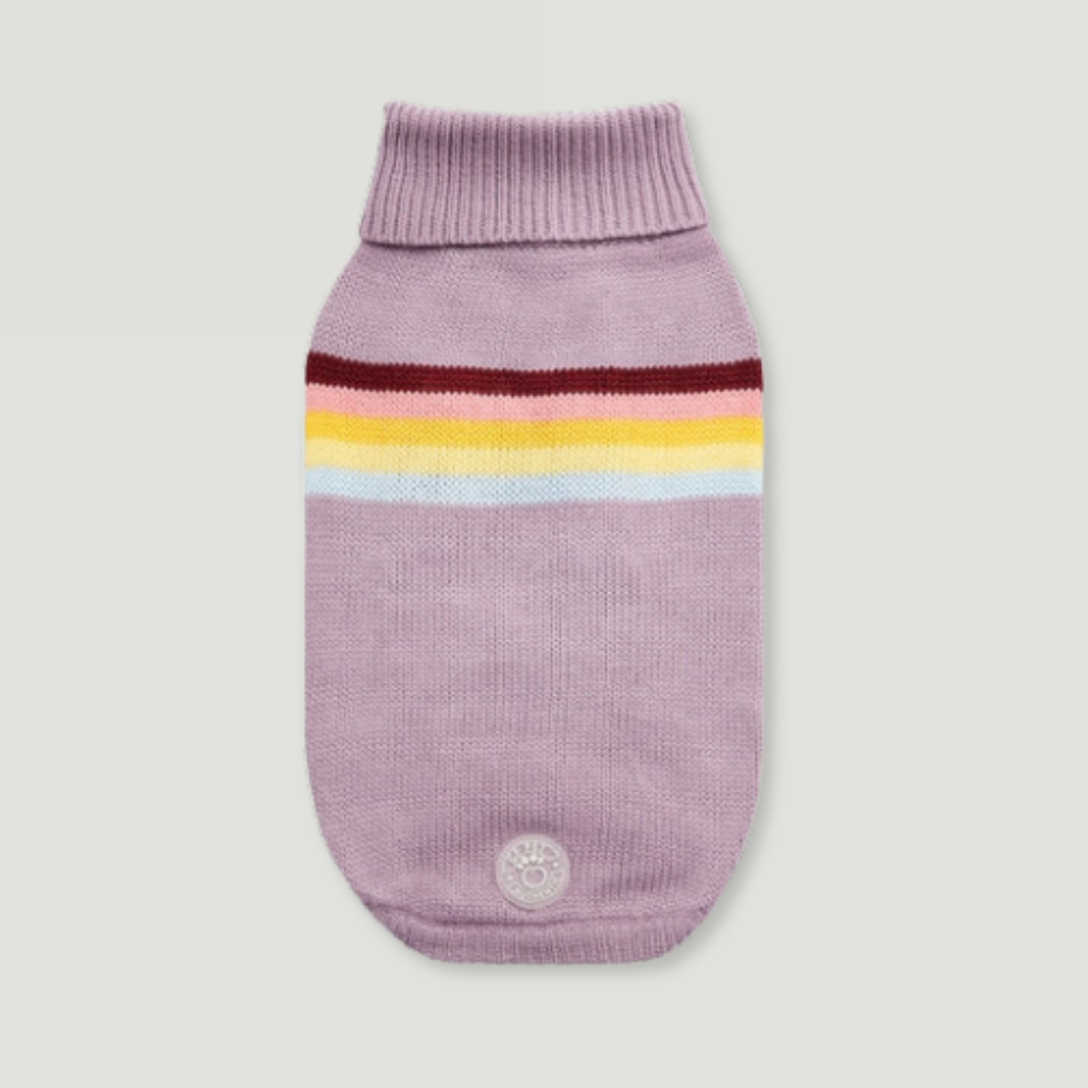 ARIMO “Retro Stripe” Dog Sweater — Lavender