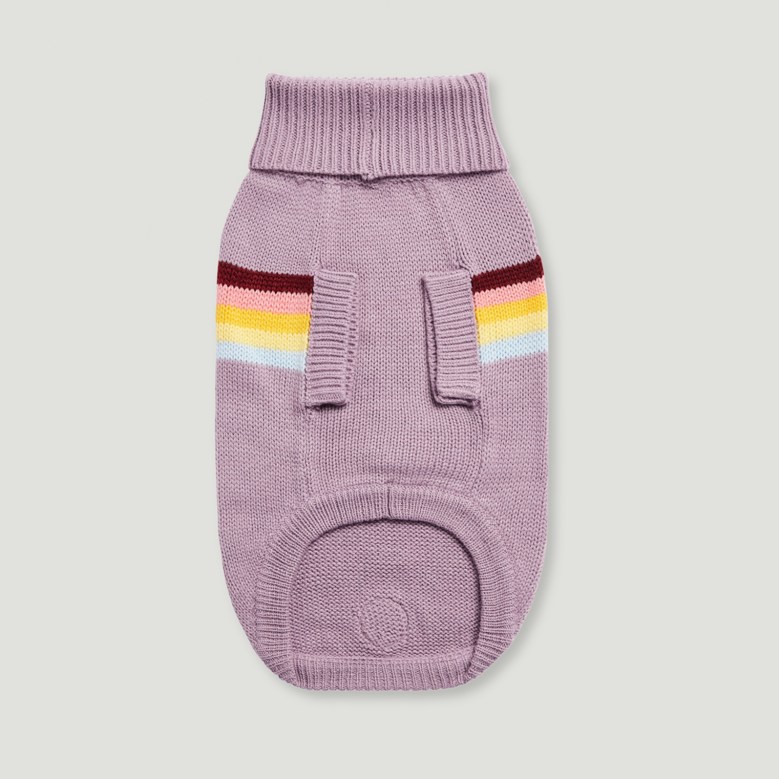 ARIMO “Retro Stripe” Dog Sweater — Lavender