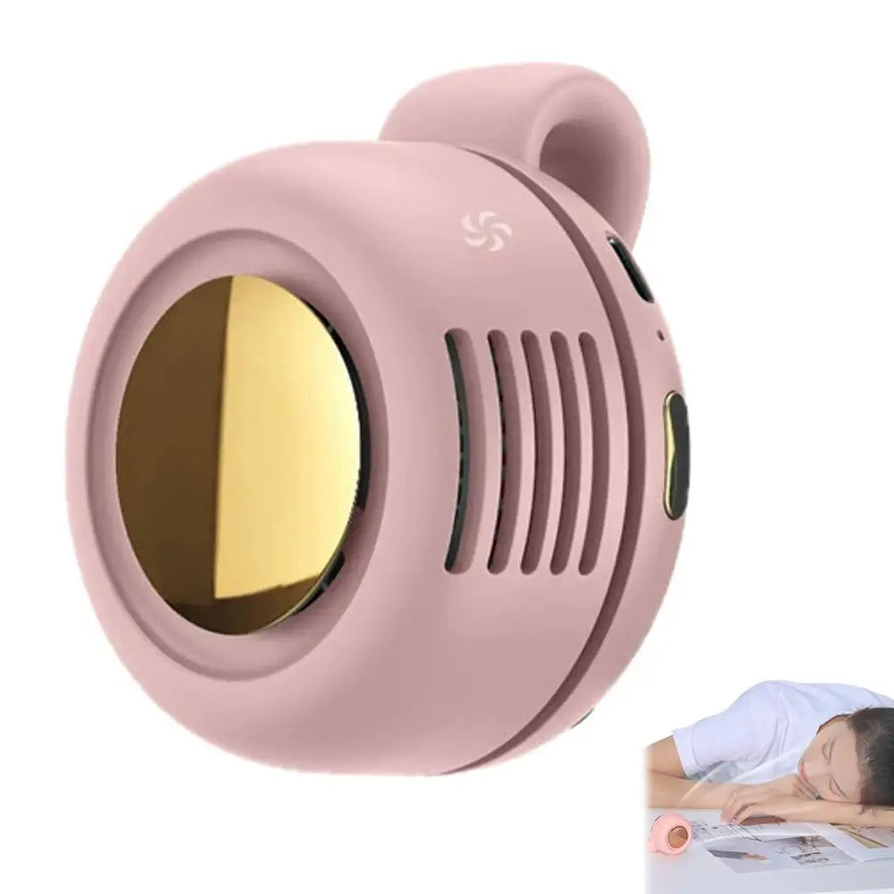 Portable Bladeless Clip Fan – 3 Speed USB Rechargeable