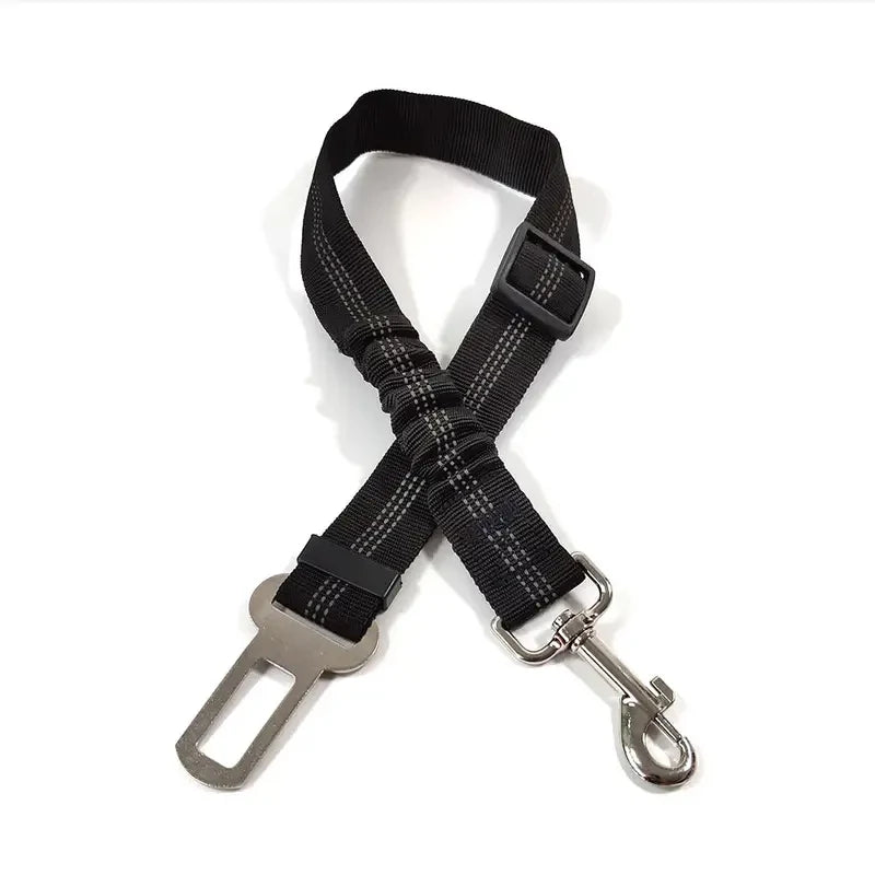 Adjustable Reflective Dog Car Seat Belt with Shock Absorber