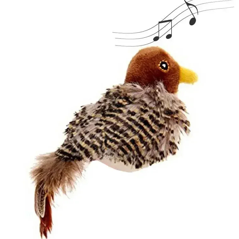 Interactive Chirping Bird Cat Toy