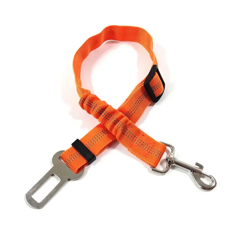 Adjustable Reflective Dog Car Seat Belt with Shock Absorber