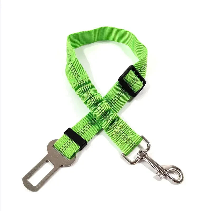 Adjustable Reflective Dog Car Seat Belt with Shock Absorber