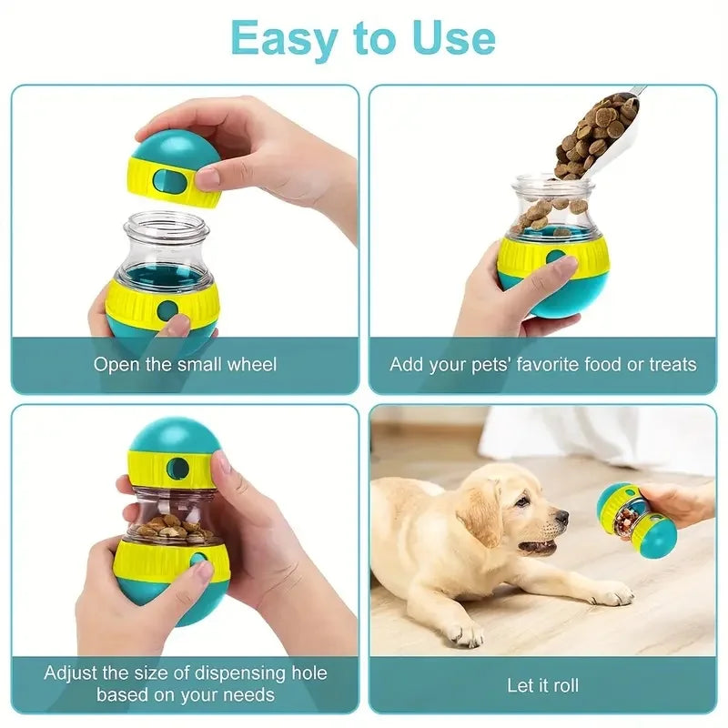 Interactive Treat Dispensing Dog Ball