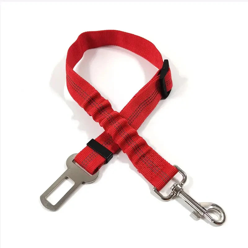 Adjustable Reflective Dog Car Seat Belt with Shock Absorber
