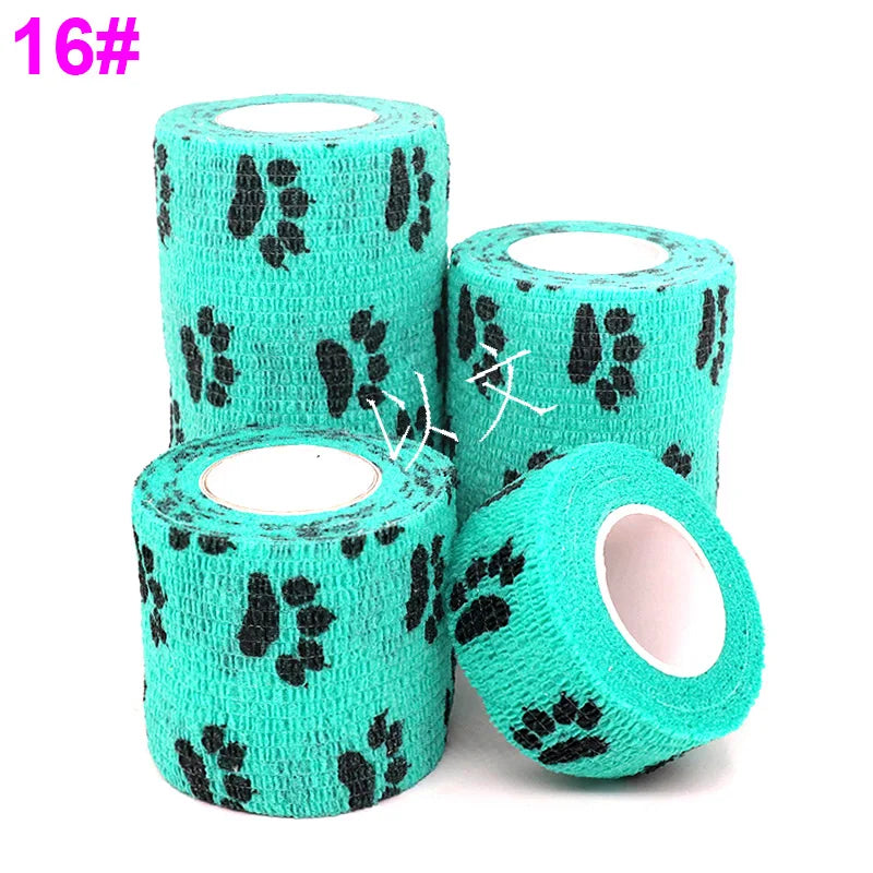 Colorful Bandage, Printed Self-Adhesive Wraps, 2.5cm-10cm