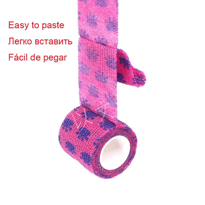 Colorful Bandage, Printed Self-Adhesive Wraps, 2.5cm-10cm