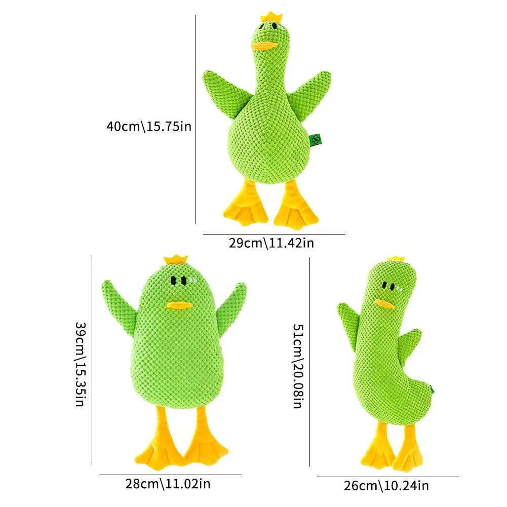 Plush Duck Squeaky Dog Toy