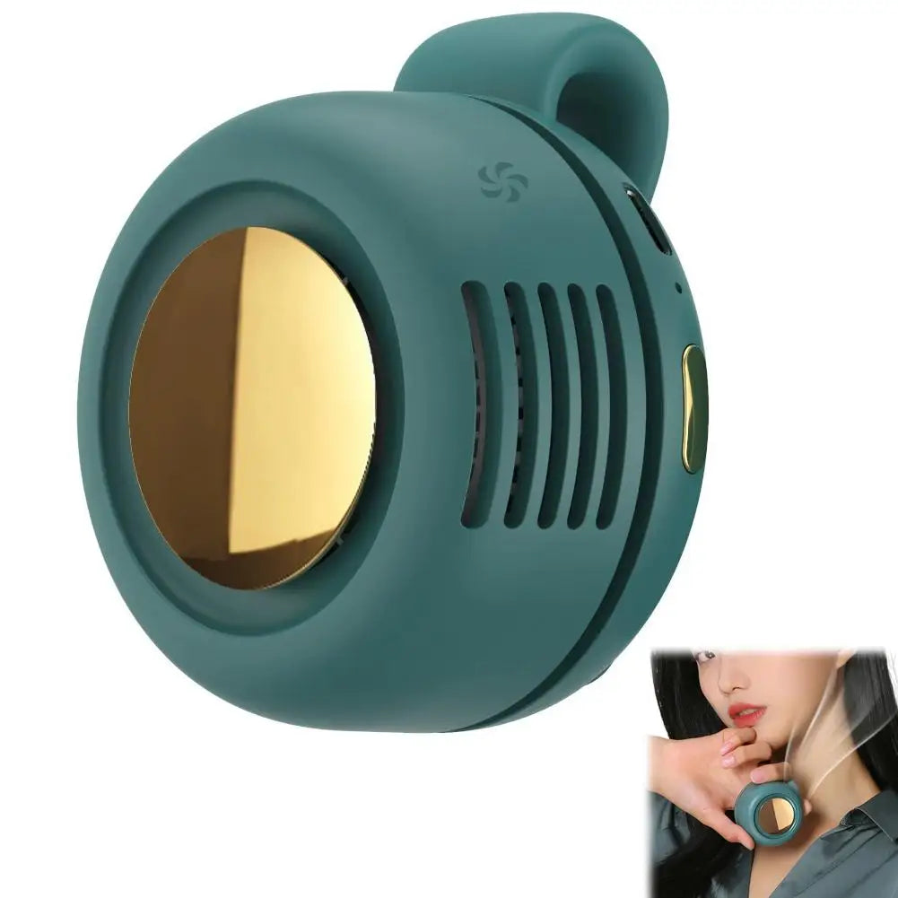 Portable Bladeless Clip Fan – 3 Speed USB Rechargeable