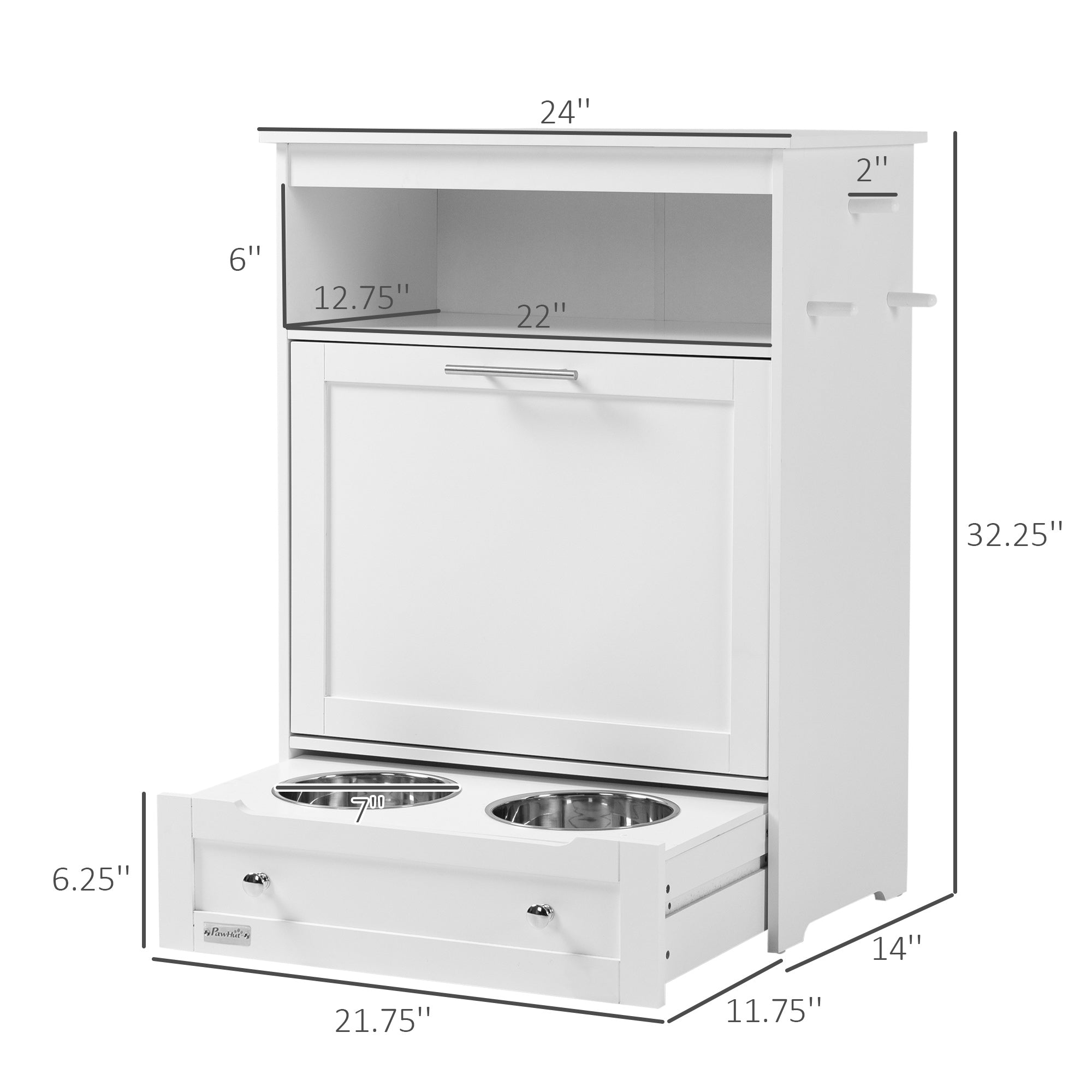 Feeder Station Locker - White