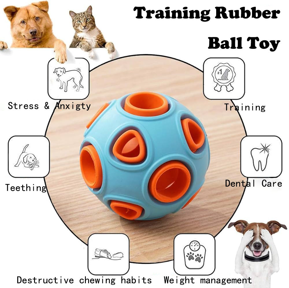 Training Rubber Ball Toy – Interactive Chew Ball for Dogs