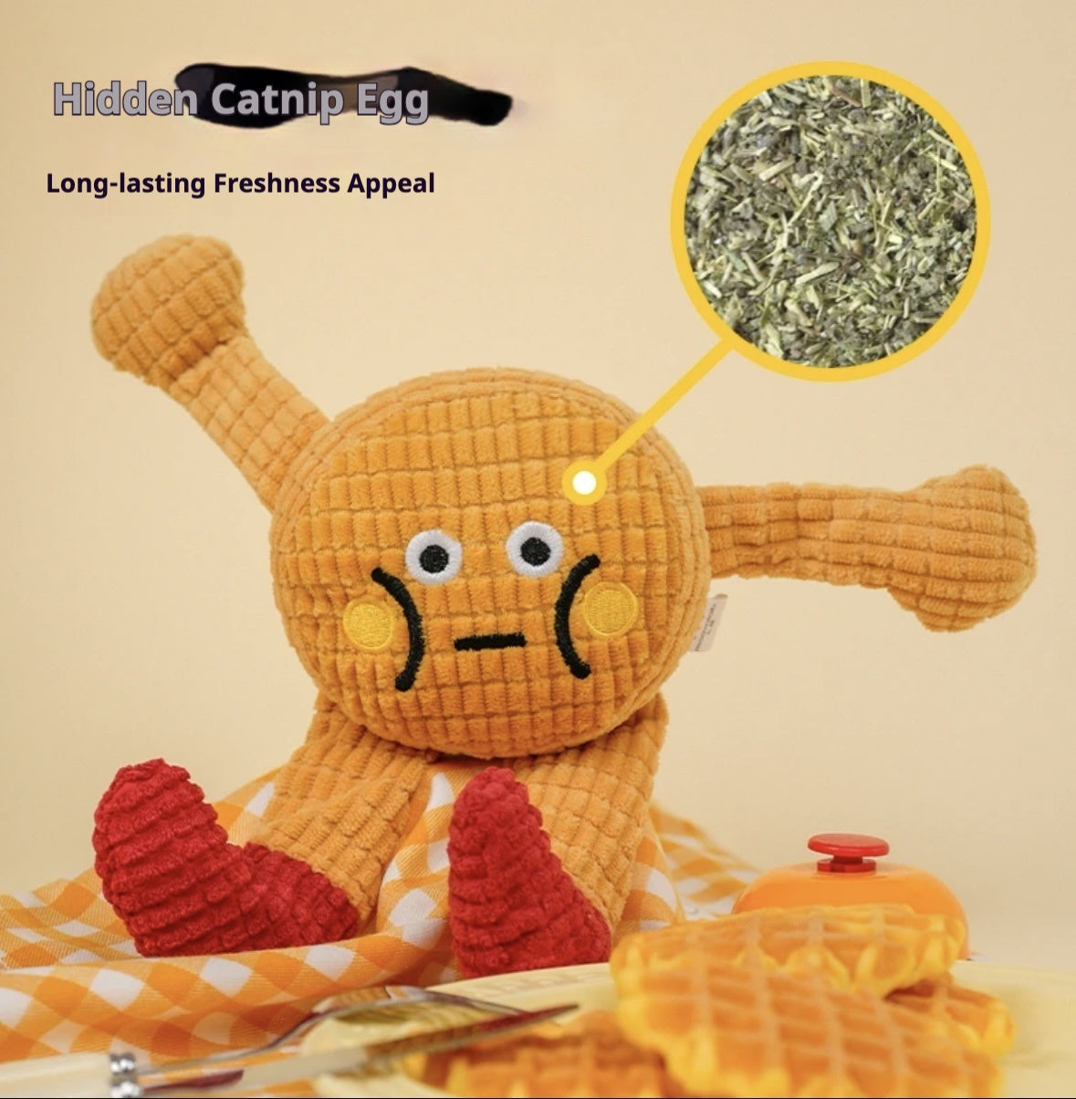 Plush Crinkle Chew Toy – Soft Squeaky Toy