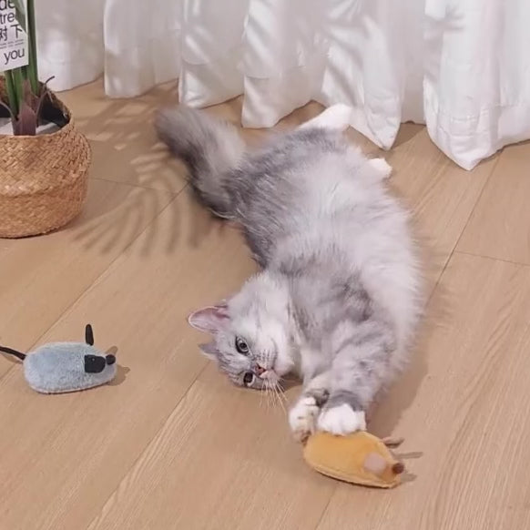 Smart Interactive USB-Charging Cat Mouse Toy